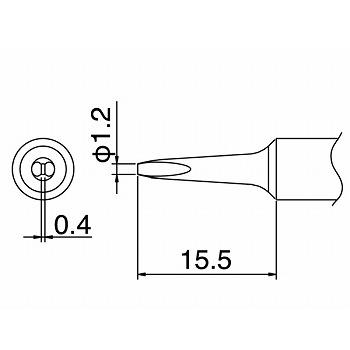 【T18-S9】こて先 S9型 FX-8801/FX-8803/FX-600用