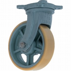 【UHB-G100X50】鋳物重荷重用ウレタン車輪自在車付き UHBーg100X50