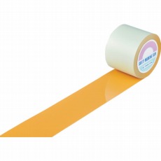 【148135】ガードテープ(ラインテープ) オレンジ 100mm幅×100m 屋内用