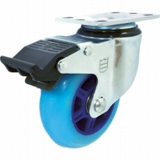 【TP5050-01-HPU-SWB】高弾性ウレタンキャスター 自在ストッパー付 PU車 127mm
