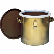 【NR0378-003】フッ素樹脂コーティング密閉タンク(金具付) 膜厚約50μ 15L