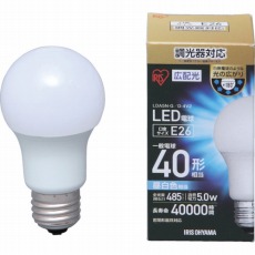 【LDA5N-G-E26/D-4V2】LED電球広配光 調光 昼白色40形相当(485lm)