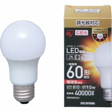 【LDA9L-G-E26/D-6V2】LED電球広配光 調光 電球色60形相当(810lm)