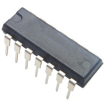 【SN74LS38N】4回路 2入力NANDゲート(オープンコレクタ)TTL DIP14