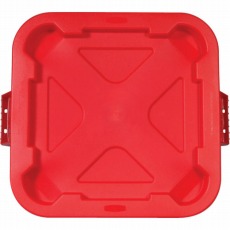 【352905】スクエアブルートコンテナ用密閉式フタ レッド