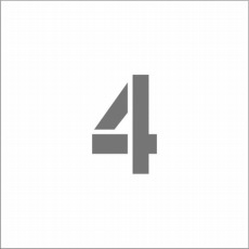 【ASTM415095】ステンシル マグネット 4 文字サイズ150×95mm