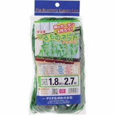 【260978】つるもの園芸ネット 緑 10cm角目 幅1.8mX長さ2.7m