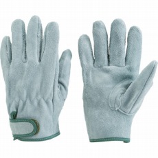 【TYK-717PW-M】オイル加工革手袋 マジック式 Mサイズ