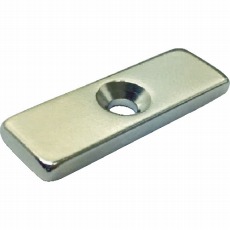 【T10K05-M3】ネオジム角形磁石 皿ネジ穴付 10mmX10mmX5mm M3 1