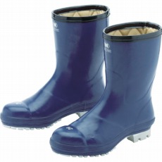 【FBH01-NV-23.0】氷上で滑りにくい防寒安全長靴 FBH01 ネイビー 23.0cm