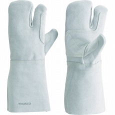 【KEVY-T3】ケブラー糸使用溶接手袋 3本指 裏綿付
