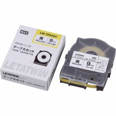 【LM-TP509Y】チューブマーカー レタツイン 専用テープカセット