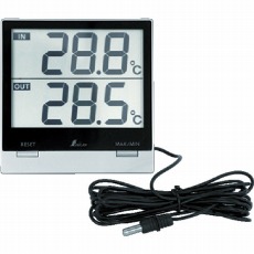 【73118】デジタル温度計SmartC_最高・最低_室内・室外防水外部センサー