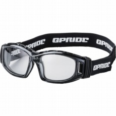 【GP-98-GR】二眼型セーフティゴーグル グレー (度なしレンズ)