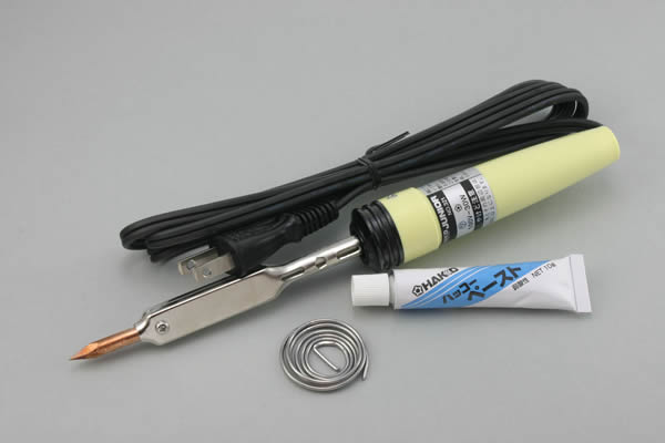 【710】JUNIOR はんだ付セット 100V-30W 平型プラグ