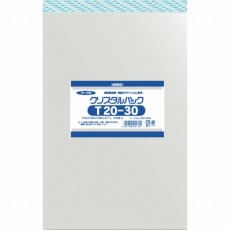 【6741900 T20-30】OPP袋 テープ付き クリスタルパック T20-30