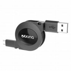 【THC72SRK】【在庫処分セール】WリバーシブルmicroUSBケーブルコードリール