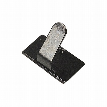 【E676】配線止メ金具ミニ黒40入