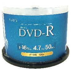 【LA-D50P】データ用DVD-Rメディア 16倍速 50枚パック