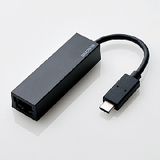 【EDC-GUC3-B】有線LANアダプタ/Giga対応/USB3.0-C/ブラック