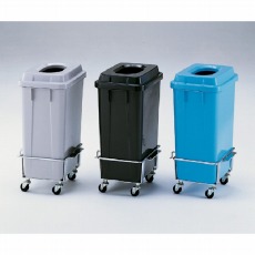 【ｺﾞﾐﾊﾞｺﾌﾞﾙｰ】分別収集容器 ゴミ箱 ブルー
