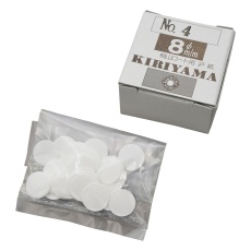 【1-1075-02】桐山ロート用濾紙No.4 8mm 50入