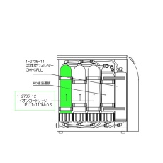 【1-2735-12】純水製造装置IP111-11DN-0.5