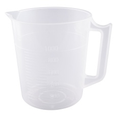 【1-4622-15】ポリプロピレン手付きビーカー1000mL 1個 3007-74