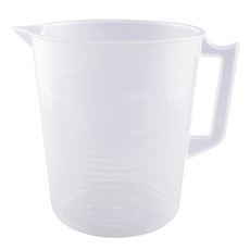 【1-4622-16】ポリプロピレン手付きビーカー2000mL 1個 3007-73
