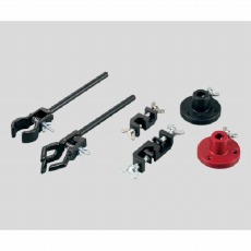 【2-9824-01】実験器具保持具丸型クランプ小・黒