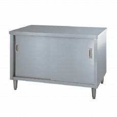 【3-4022-01】ステンレス作業台(片面扉)E-6045