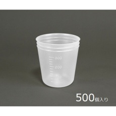 【5-077-14】ディスポカップ 300mL 500コ入