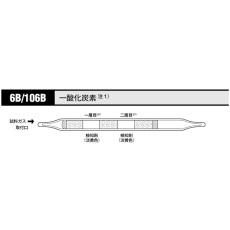 【106B】ガス検知管 一酸化炭素 106B