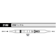 【210U】ガス検知管 酢酸ペンチル 210U