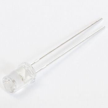 【1L0545G72E0CA203】LED(5mm・緑・拡散型・3.2V・20mA・350mcd)