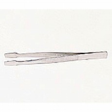 【6-531-12】ステンレス製ピンセット デッキ125mm