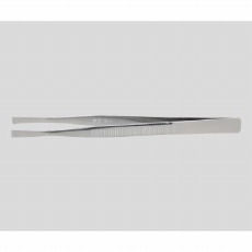 【6-531-16】平型ピンセット平型125mm