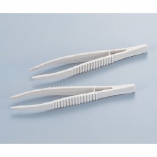 【6-532-01】プラスチックピンセット 120mm