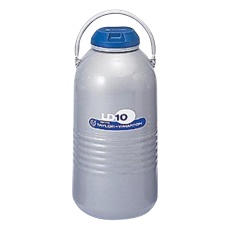 【6-7165-02】液体窒素用デュワー瓶 10LD