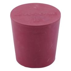 【9-861-11】ラボラン赤ゴム栓 NO.11 11入