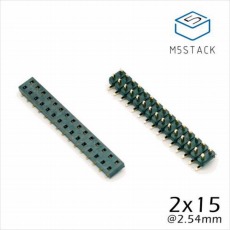 【M5STACK-BUS-SOCKET】M5Stack用2×15ピンヘッダ/ピンソケットセット