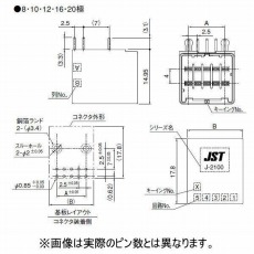 【S12B-J21DK-GGXR(LF)(AU)】JFAコネクタJ2000シリーズ ヘッダーサイド型(センターロックタイプ)12極