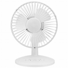 【GH-FANSWE-WH】USB単3乾電池扇風機 ホワイト