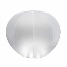 【GH-LED10SLA-WH】ビーチボール形防水LEDソーラーランタン 10灯 ホワイト