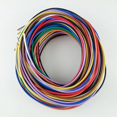 【UL1007AWG28-2X10】UL1007 耐熱ビニル絶縁電線 AWG28 2m×10色