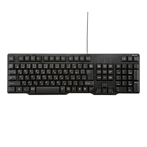 【SKBL1BK】【在庫処分セール】PS/2キーボード(ブラック)