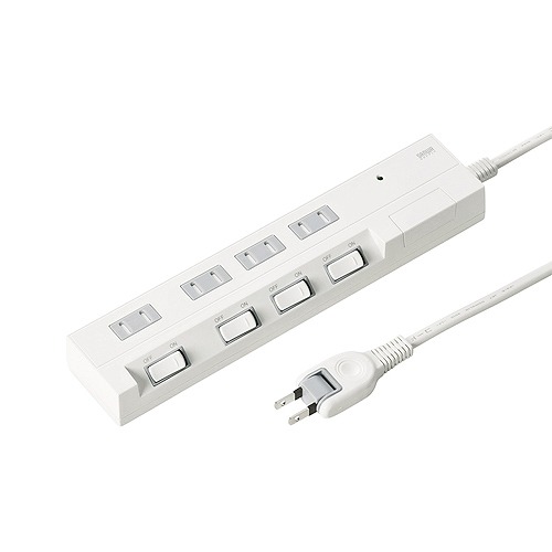 【TAPS151】【在庫処分セール】ホコリ防止シャッター付き節電タップ 1m