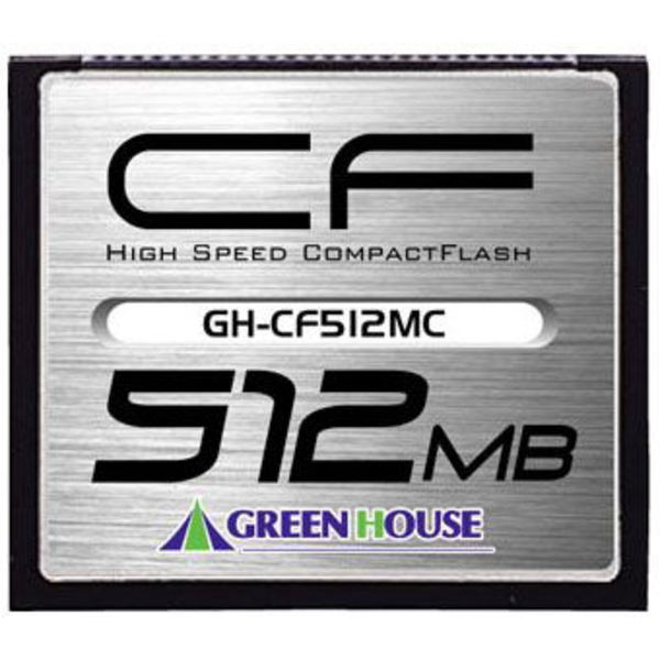 【GHCF512MC】コンパクトフラッシュ 512MB