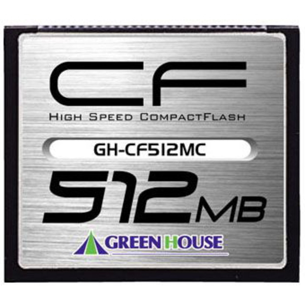 【GHCF512MC】【在庫処分セール】コンパクトフラッシュ 512MB
