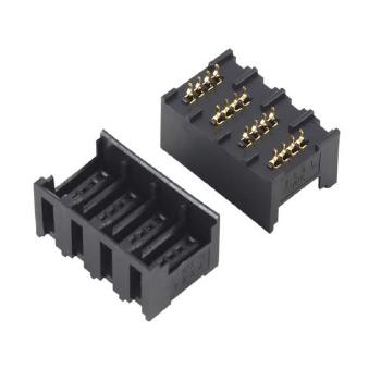 【37212-62M3-003PL】ミニクランプ ボードマウントソケット ストレート型 12極(3極×4列)
